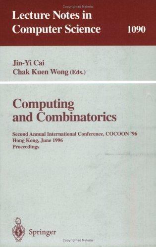 Lecture Notes in Computer Science Ser.: Computing and Combinatorics Vol ...