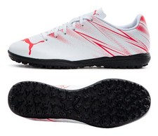 PUMA Men ATTACANTO TT Cleats White Soccer Futsal Football Shoes Spike 10747804