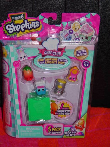 Limited Season Shopkins Season 6 Chef Club 5 Pack Shopkins - Picture 5 of 12