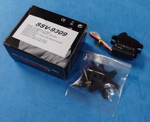 (Scanner SSV-9309) Micro Servo / 245x115x22.5mm / 9.2g / 4.8V-1.5kg-0.13sec /TW
