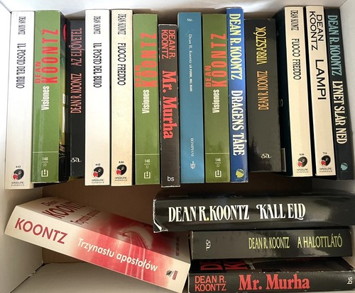 Dean Koontz SIGNED Foreign Editions RARE TPB’s 2 Hardcovers GREAT PRICE
