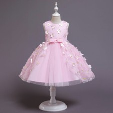 Girls flowers Princess dress little girls birthday dressess for wedding party