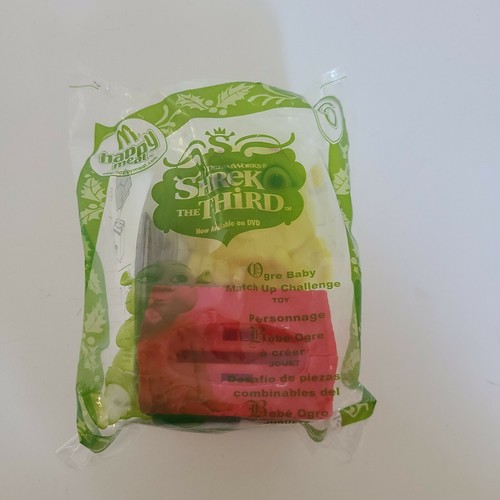 DreamWorks Shrek der Dritte McDonald's Happy Meal Spielzeug Orge Baby Neu in Verpackung
