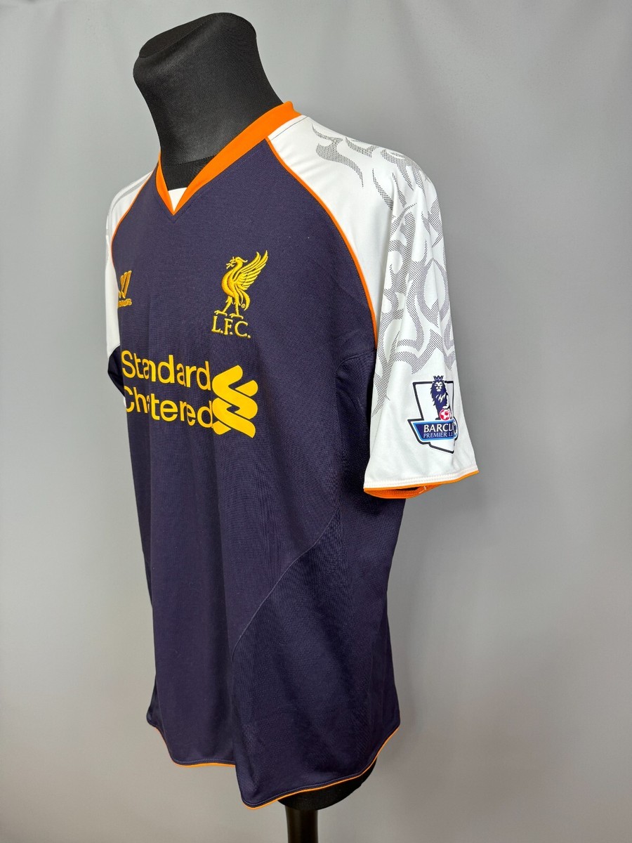 LIVERPOOL 2012 2013 GERRARD THIRD SHIRT FOOTBALL SOCCER WARRIOR