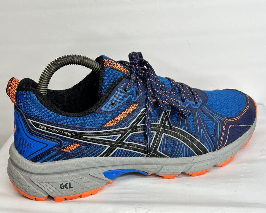 Asics Mens Gel-Venture 7 Blue/Orange Trail Running Shoes Asics Mens Gel-Venture 7 Blue/Orange Trail Running Shoes