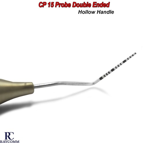 Sondas de bolsillo periodontales CP 15 sonda de detección codificada por colores herramientas de doble extremo - Imagen 4 de 5