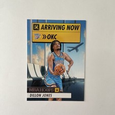 2024-25 Panini NBA Hoops Dillon Jones Arriving Now #5 OKC Thunder RC