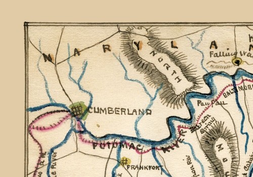 Historic City Map - Winchester Virginia - 1862 - 32.90 x 23 - Vintage Wall Art - Bild 2 von 20