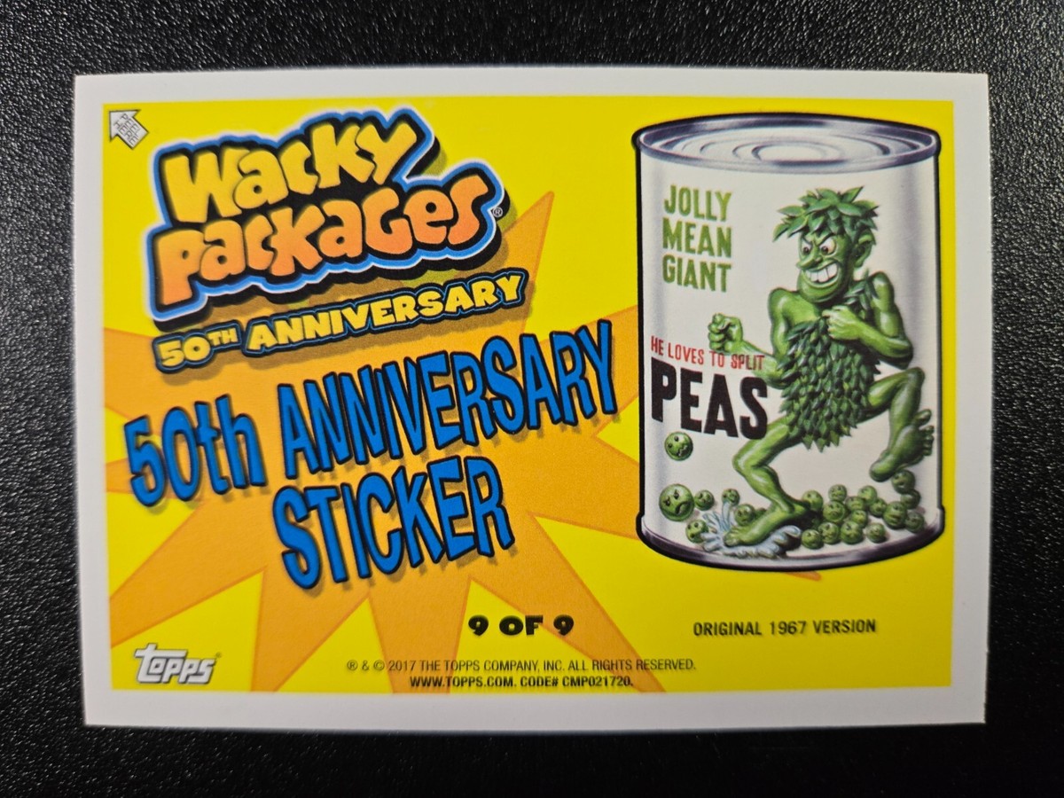 Green Giant Peas Spoof 2017 Wacky Packages Card | eBay