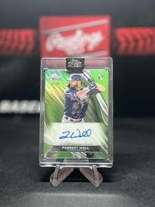 2024 Topps Chrome Black🔥Forrest Wall🔥ENCASED GREEN Rookie Auto SP💥/99💥