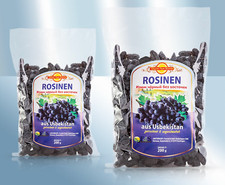 2x Weintrauben Rosinen schwarz getrocknet Trockenobst Изюм черный Узбекистан