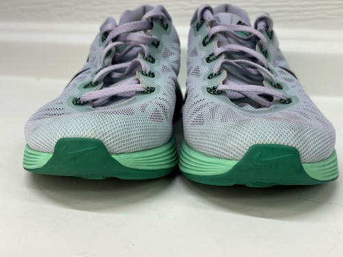 NIKE Women's LUNARGLIDE 6 Gray Green 654434-503 Running Shoes Sneakers Size 8.5 - Picture 4 of 8