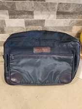 vintage blue pierre cardin travel bag