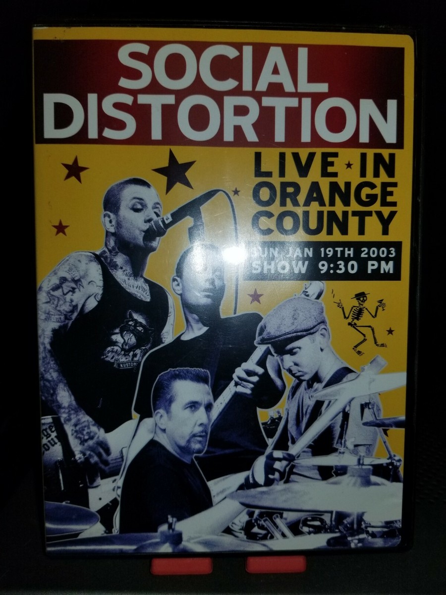 SOCIAL DISTORTION Live in Orange County (DVD) 709304590292| eBay