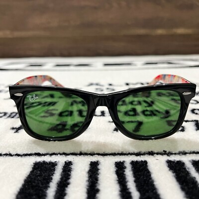 RayBan Rare Prints Multicolour RB2140A Wayfarer | eBay