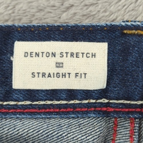 Tommy Hilfiger Jeans Mens 32x34 (Fits 33x29) Blue Denton Straight Stretch Preppy - Picture 6 of 16