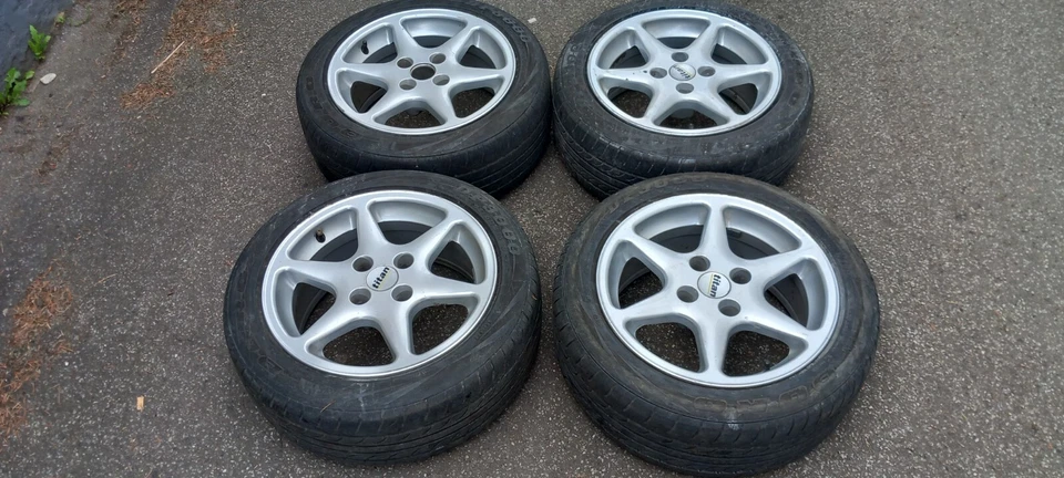 4 x Alufelgen NR: 93705 Titan Kompletträder Reifensatz Felgensatz 7Jx15H2 ET28 - Bild 3 von 4