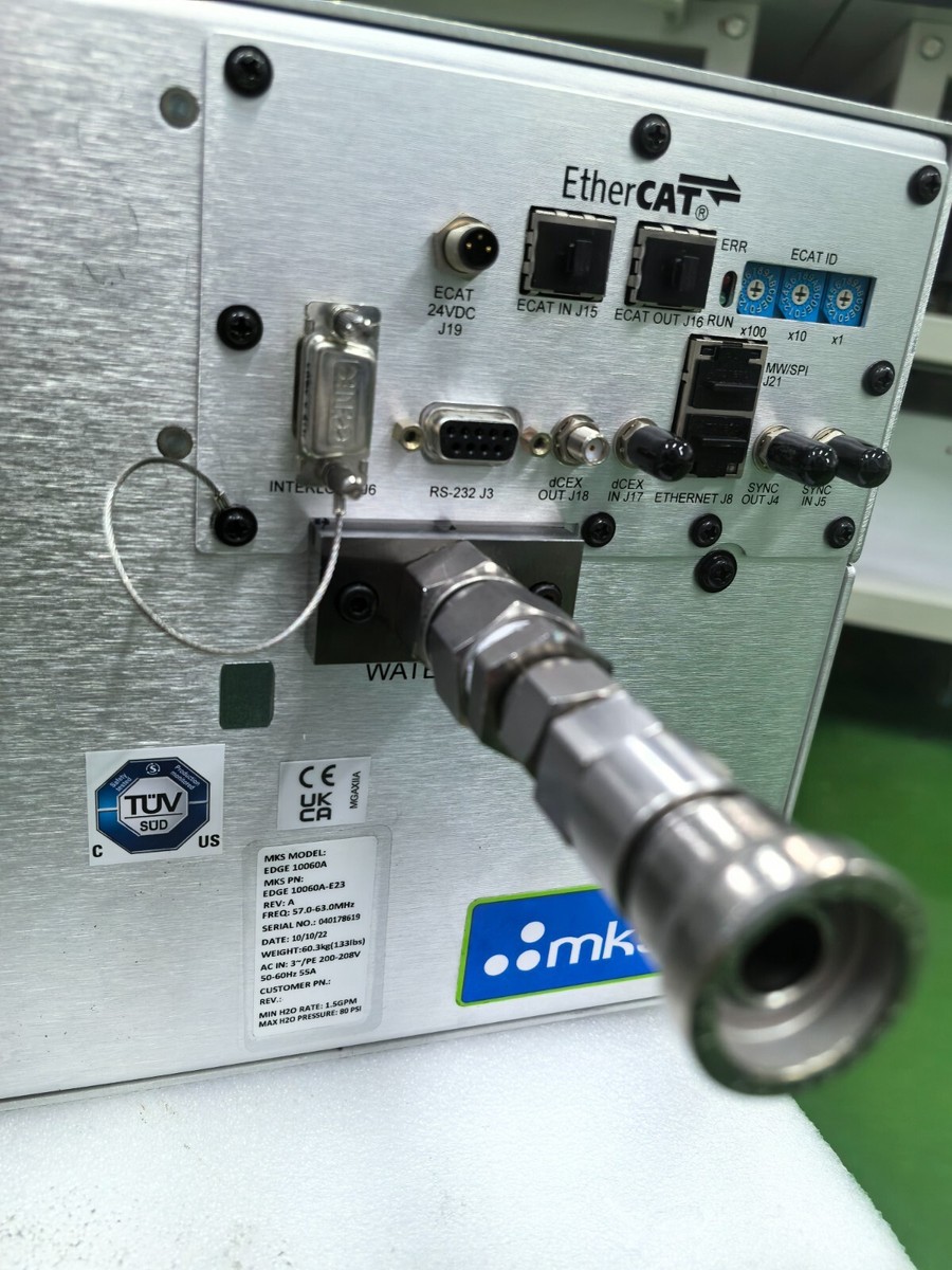 MKS EDGE 400kHz RF Generator EDGE 10060A-E23 LAM : P/N: 660-210105