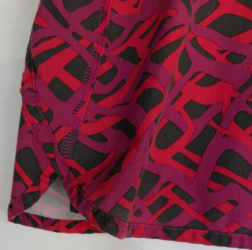 LL Bean Womens Athletic UPF Tenniscore Skort Size L Geometric Golf Hiking Outdoo - Picture 3 of 14