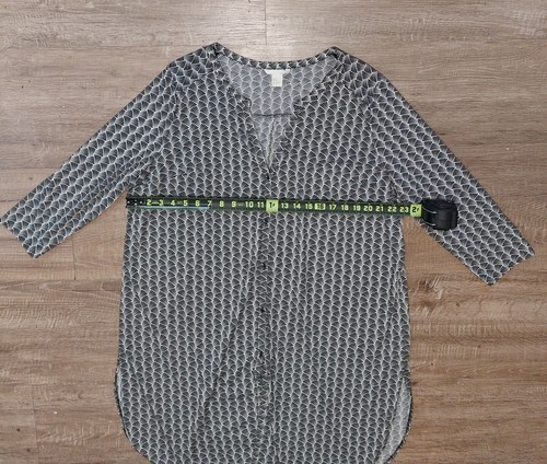 H&M Geometric Long Sleeve Dress - Size XL, Perfect Condition - Picture 15 of 17