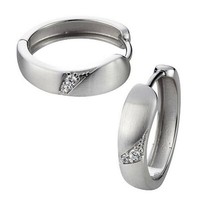 Klappcreolen Echt Silber 925 Rhodiniert Mit Zirkonia