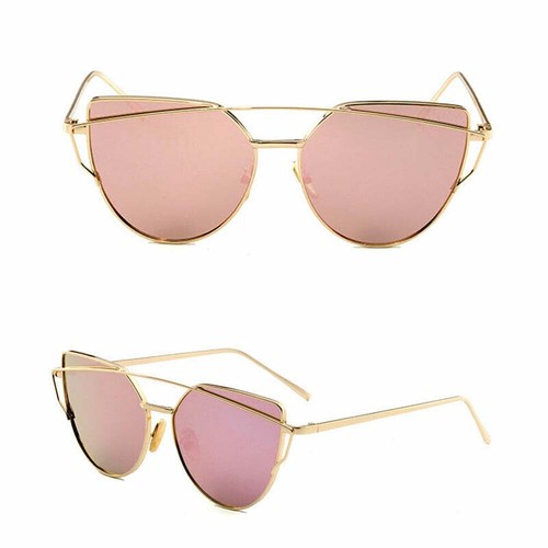 Womens Pink Hot Fashion Large Oversized Retro Cat Eye Style Sunglasses UV400 AU - Picture 6 of 14