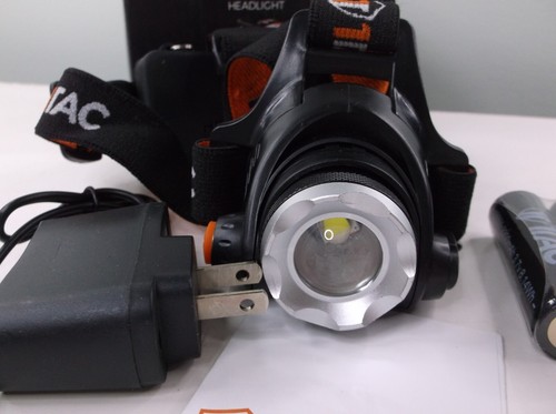 1TAC HL1200 Rechargeable 1200 Lumen Tactical Headlight CREE XM-L2 2x18650 - Picture 5 of 6
