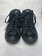 Size 8.5 M 10.5 W- Converse Chuck Taylor All Star Winter High Triple Black 