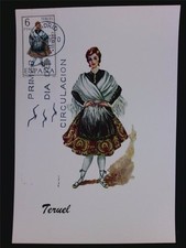 SPAIN MK 1970 TRAJES TERUEL COSTUME MAXIMUM CARD MAXI CARD MC CM c6094