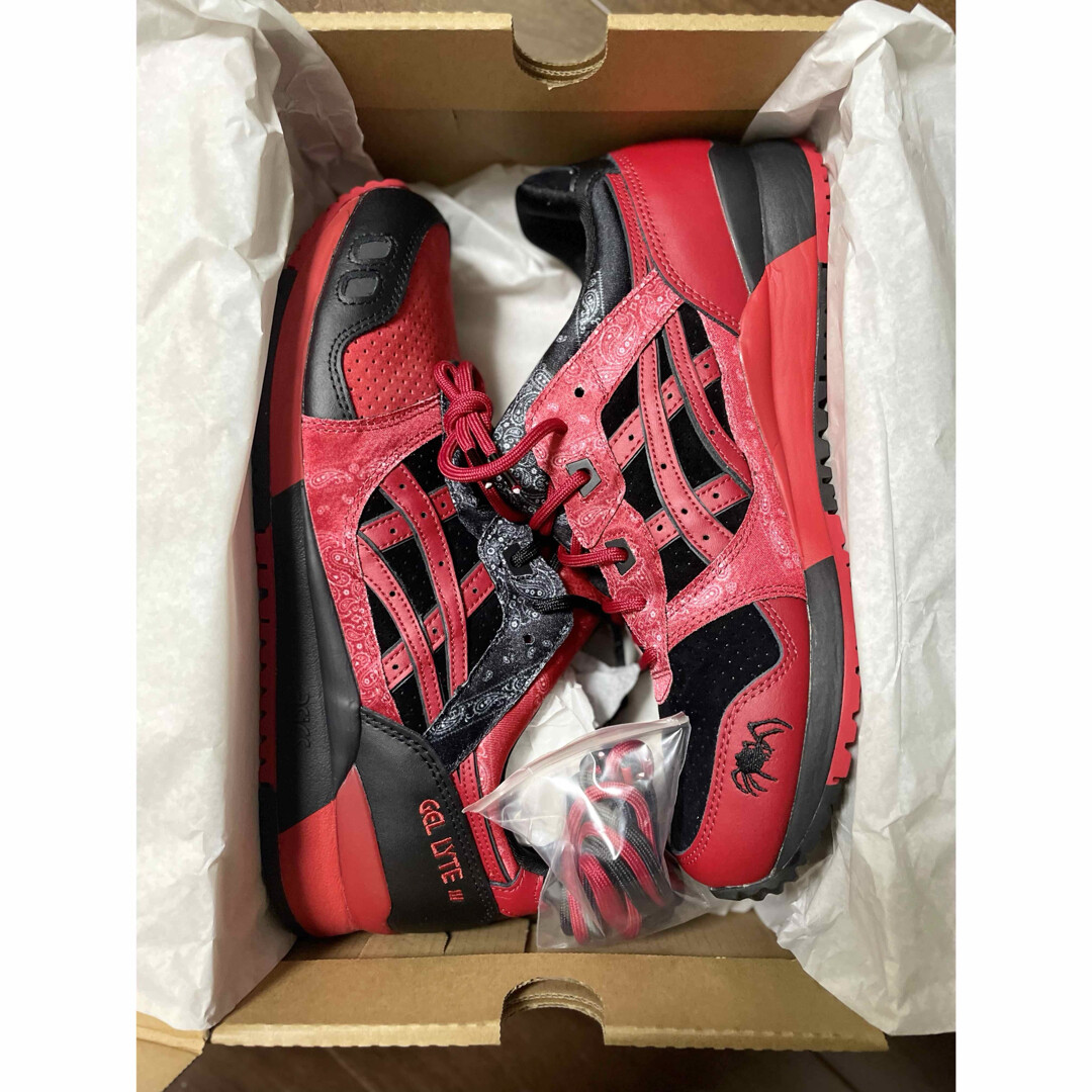 Men 10.0US Red Spider Asics Gel-Lyte Iii