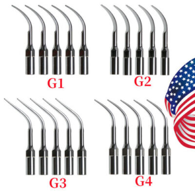 Dental Ultrasonic Scaling Perio Tips G1-G4 fit EMS Woodpecker Handpiece Scaler