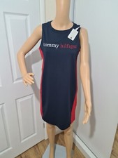 Tommy Hilfiger Navy Beach Dress Size XS Brand New