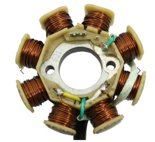 50cc Scooter Stator Assembly - 4 Wire, 3 Pin - Picture 3 of 5