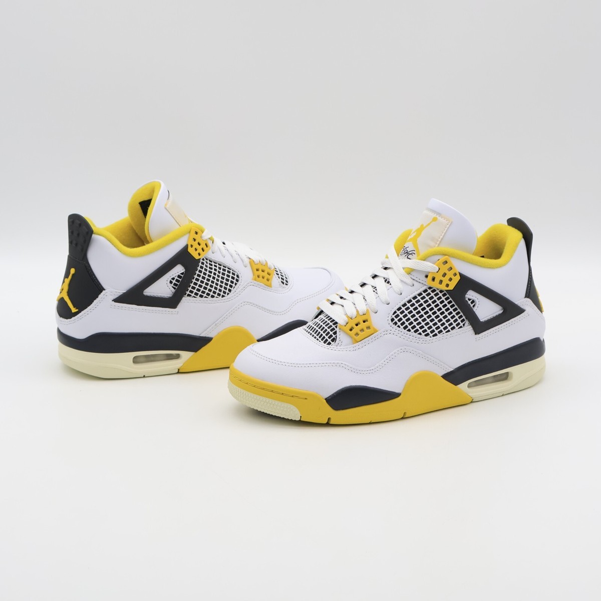 Air Jordan 4 ホワイト/イエロー PS Air Jordan 4 – 'White/Lt Lemon Twist' – Kicks Lounge