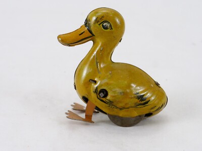 Jouet Ancien En Tôle – Canards Mécaniques Avec Clé – Vintage
