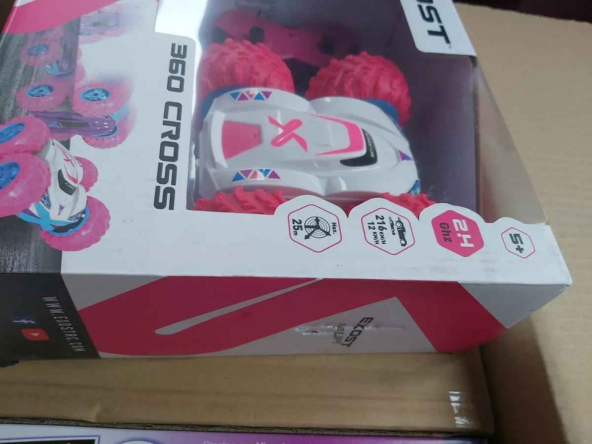 Silverlit exost 360 cross e car pink Brand New