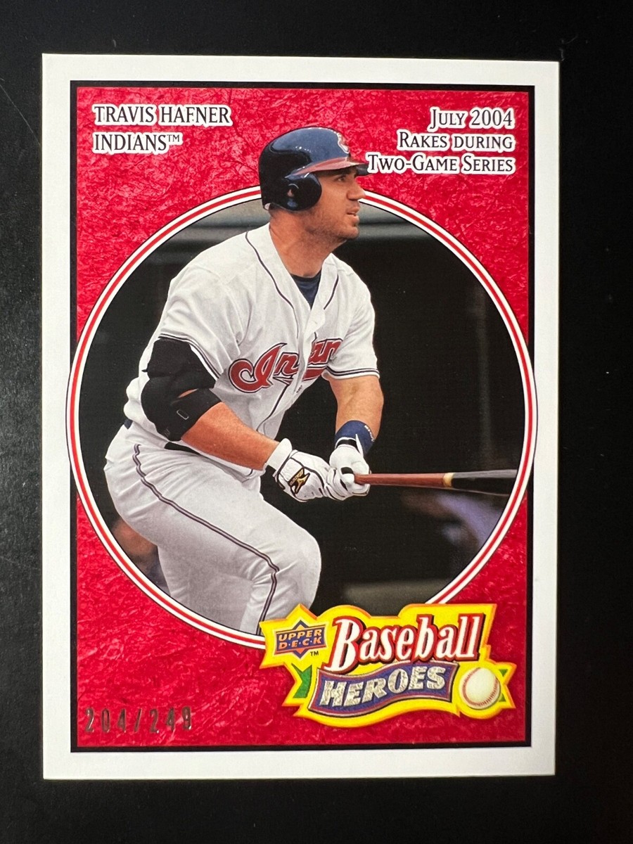 Der SAMMLER solo × TTR WALTER II HYANNIS 2008 Upper Deck Heroes Red #54 Travis Hafner #'d 204/249 | eBay
