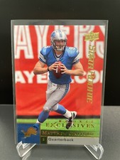 MATTHEW STAFFORD 2009 Upper Deck RC Gold Star Rookie Exclusive #77 Rams Lions 🔥