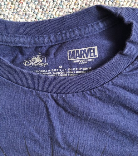 Marvel Superhelden Disney T-Shirt Gr. M Blau Kurzarm - Bild 3 von 4