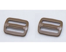 ITW - 1.0" Inch Tri-Glide Strap Adjuster Kit - (2) Pack COYOTE - USA Made