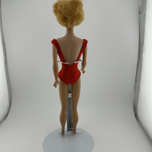 Vintage 1962 Original Mod Mattel Barbie No 850 blond Bubble Cut mit Badeanzug - Bild 4 von 18