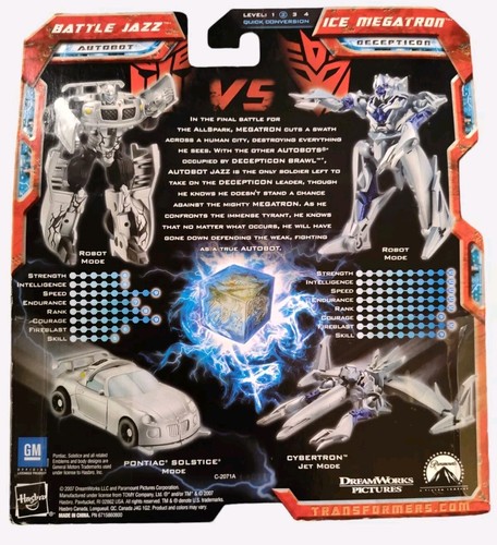 Transformers All Spark Battles Battle Jazz VS Ice Megatron Hasbro - Picture 2 of 5