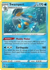 x1 Swampert - 064/264 - Holo Rare Pokemon SS08 Fusion Strike M/NM