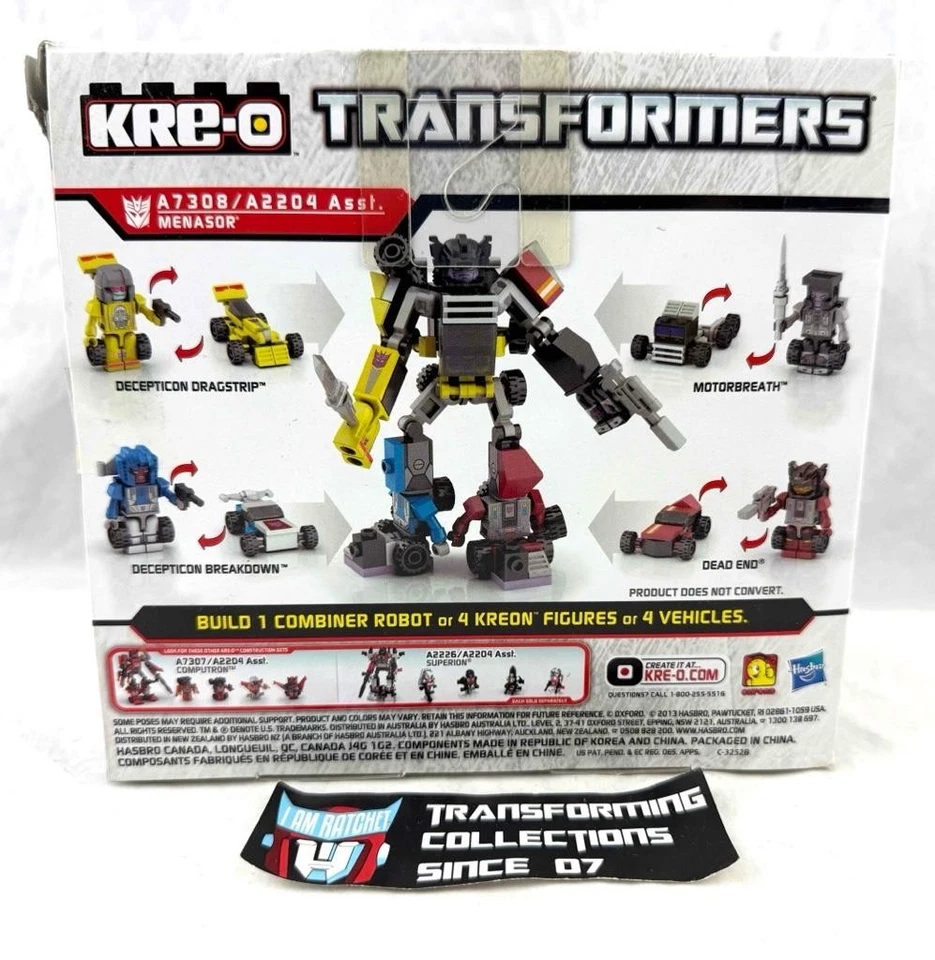 Transformers Kre-O Create It Micro Changers Combiners Menasor Set MISB - Image 2 of 2
