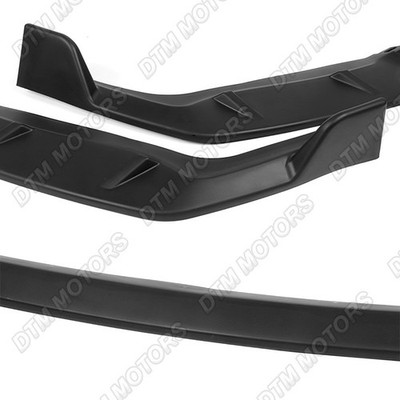 Q1-TECH Front Bumper Lip For 2009-2011 Honda Civic Sedan - Glossy White Body Kit