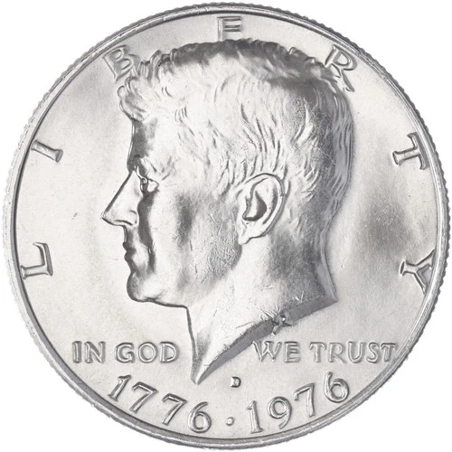 Better Quality 1976-D 50C Clad Kennedy Half Dollar Choice Brilliant Uncirculated
