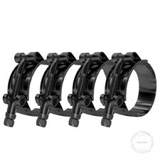 4 Pack 1.5" Stainless Steel T-Bolt Hose Clamps Clamp Range 44-50mm for 1.5 Hose