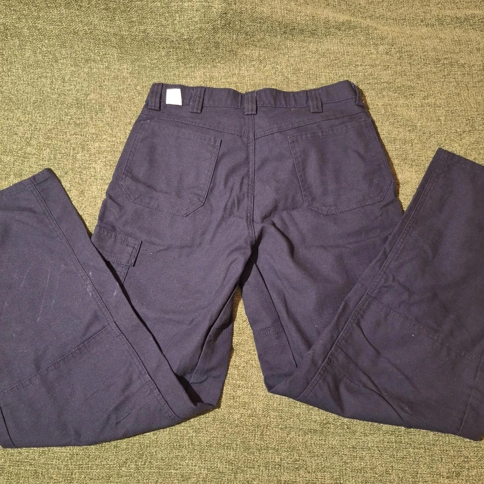 Pantalones de trabajo cargo Red Kap azul marino para hombre, talla 32/32 Foto 3 de 4