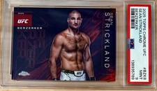 2025 Topps Chrome UFC Berzerker Sean Strickland SP HARD GRADE PSA MINT