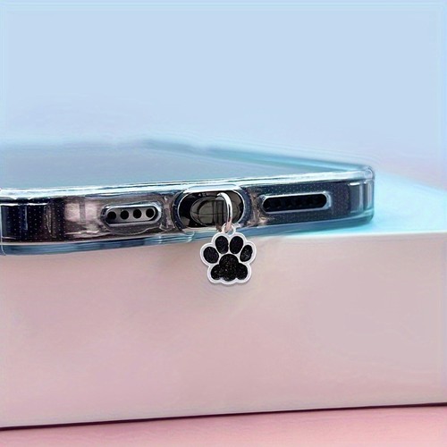 1PC Cat Claw Telefon Wtyczka przeciwpyłowa Wisiorek do telefonu Samsung Typ-C Interfejs - Zdjęcie 2 z 9